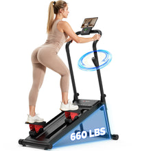 Winfita Stair Stepper Machine with 100% Micro-adjustable Magnetic Resistance, 19"Extended Step Range, 3-Level Adjustable Pedal, Stair Stepping Machine for Cardio & Lower Body Workouts, Supports 660LB