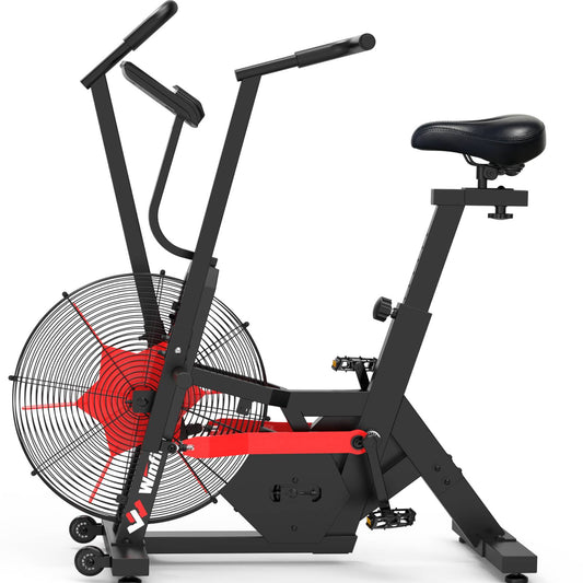 Winfita Air Bike Heavy Duty Exercise Bike with Digital Monitor – Ideal for Home & Gym Workouts