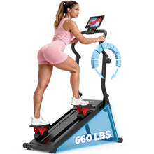 Stair Stepper Exercise Machine with 8-Level Magnetic Resistance, Stair Climber Stair Master for Full-Body Cardio Workout, Supports 660LB, Max 77LBS Resistance, 3-Level Adjustable Incline & Pedal