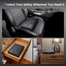 Sycees Biometric Gun Safe with Fingerprint, Keypad, & Key Access, 12.6" x 10.4" x 3.3"