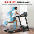 Winfita Premium Folding Smart Treadmill with Bluetooth, Handlebar Speed and Incline Controls, Large Cushioned Running Deck, Built-in Speaker and Audio, 300 lbs User Capacity