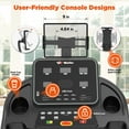 Winfita 3.5HP Treadmills for Home with Incline, Foldable Treadmill for Walking Running, 300 lb Capacity, 0.6-8MPH, 64 Preset Programs, LED Display, HiFi Bluetooth Speakers, Adjustable Tablet Holder