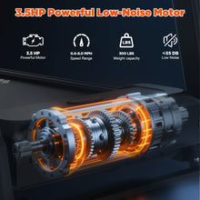 Winfita 300LB Capacity Auto Incline Electric Folding Treadmill for Home, 3.5HP 8MPH Max Speed Bluetooth APP Heart Rate Sensor 17" Wide Belt Double-Rail for Running Walking Jogging Exercise Fitness