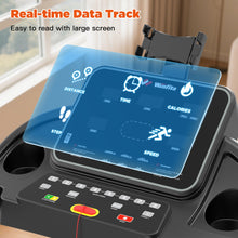 Winfita 3.5HP Treadmills for Home with Incline, Foldable Treadmill for Walking Running, 300 lb Capacity, 0.6-8MPH, 64 Preset Programs, LED Display, HiFi Bluetooth Speakers, Adjustable Tablet Holder