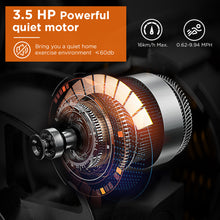 Folding Treadmill, 15% Auto Incline 300LBS Capacity Running Machine with LCD Display Smart Shock-Absorbing System, 12 Programs, Easy Assembly&Space Saving for Home Office Workout