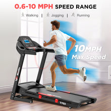 Winfita 4.0H Folding Treadmill for Home with 15% Auto Incline, Smart APP, 10 MPH Fast Speed, 300LB Capacity, 70 Programs, Bluetooth Speaker, Pause Function, Portable Treadmill Running Walking Machine