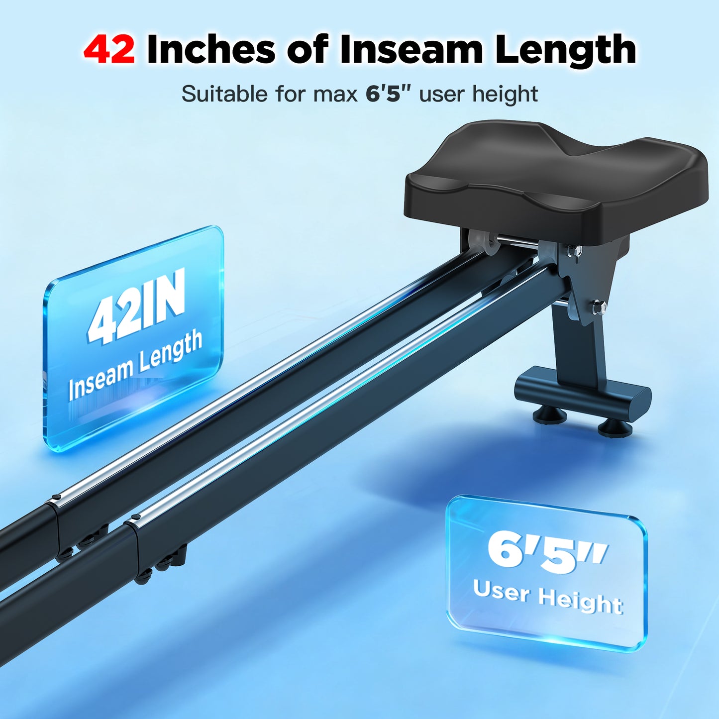 Rowing Machine for Home, 350 LB Capacity, 16-Level Silent Resistance, Magnetic Rowing Machines for Home Foldable, Full-Body Workout Compact Rowing Machine for Cardio & Strength with APP Support