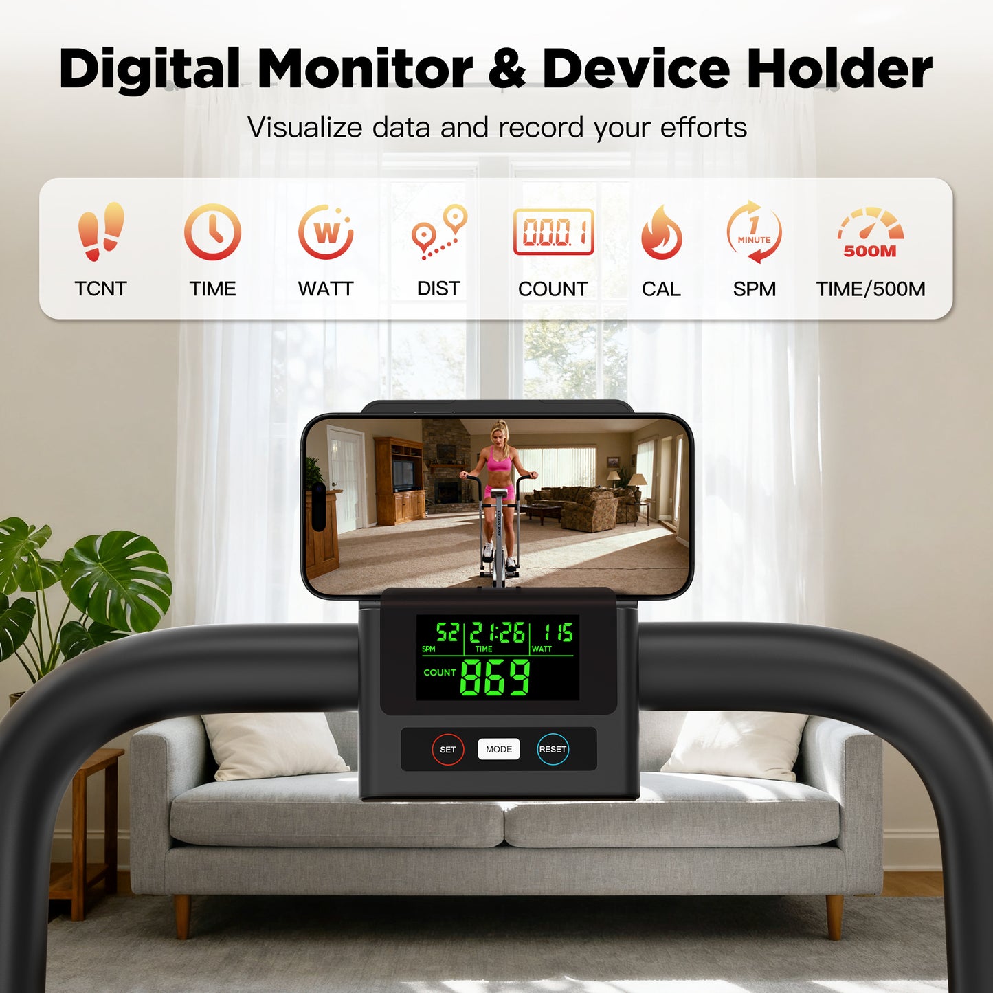 Stair Stepper Folding Vertical Exercise Climber for at-Home Workouts Total Body Exerciser with Handle 660LBS Load with Pedal/Stand/Cup Holder, Step Angle Adjustable