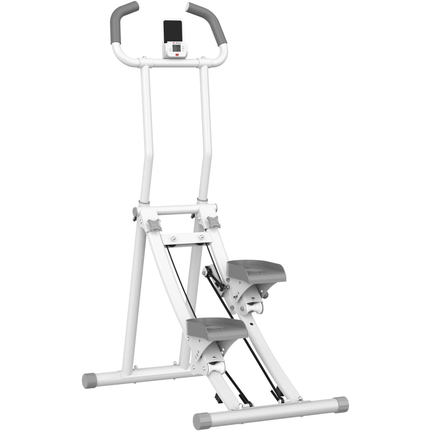 Stair Stepper, 3 Levels Height Adjustable Vertical Climber Machine Compact Foldable Full-Body Workout Stepper Home Cardio Exercise Equipment