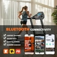 Winfita Treadmill with 15% Auto Incline, 300lbs Capacity, 4.0HP Foldable Treadmill for Home with Bluetooth, 10MPH Speed, APP, 64 Preset Programs & 3 Modes, Portable Self-Standing Electric Treadmill