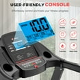 Winfita Premium Folding Smart Treadmill with Bluetooth, Handlebar Speed and Incline Controls, Large Cushioned Running Deck, Built-in Speaker and Audio, 300 lbs User Capacity