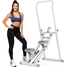 Winfita Steppers for Exercise at Home, Stair Stepper Machine with Handlebar, Stair Climber, Stair Master with 300LBS Loading Capacity