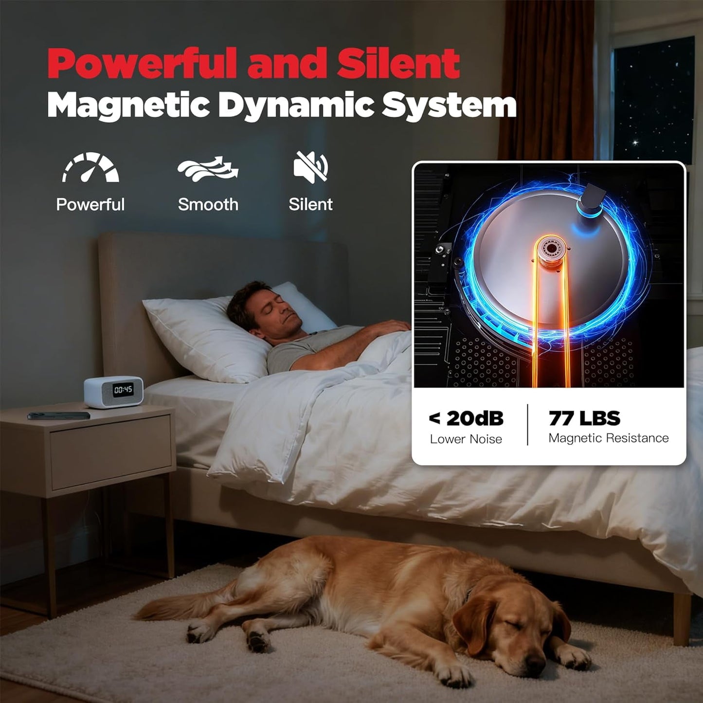 Magnetic Stair Stepper with 8-Level Adjustable Resistance, 350lbs New Version Foldable Stairmaster Machine for Home Gym Workout, Cardio Stair Climber with Low Noise, 12"Extra-Long Pedals