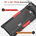 Winfita Treadmill with Incline 300 Lbs Capacity, Automatic Incline Treadmills for Home, Portable Walking Treadmill with Handles, Electric Treadmills Foldable