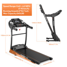 Treadmill with Incline for Home - Famistar Space Saving Electric Treadmill Running Machine for Home Jogging Running Walking with 3 Modes | MP3 Player | 12 Programs | LCD Display Folding and Compact Design